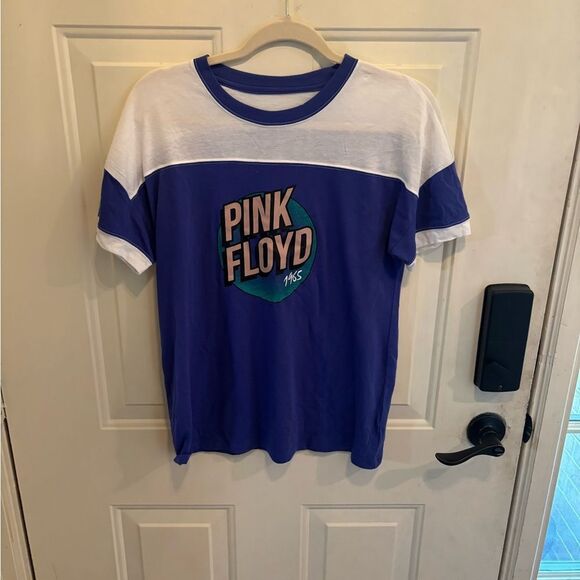 Pink Floyd Blue Graphic Polo T-Shirt - Picture 2 of 4